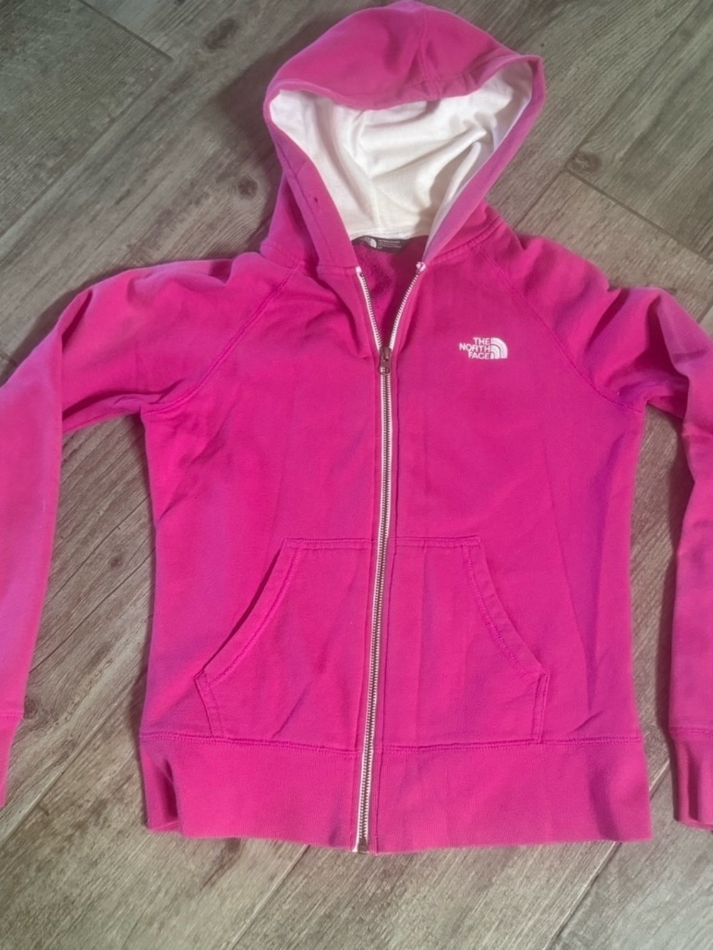 The North Face Women's Hot Pink Full-Zip Hoodie